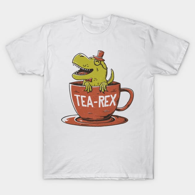 Tea-Rex - Cute Cup Dinosaur Gift T-Shirt by eduely